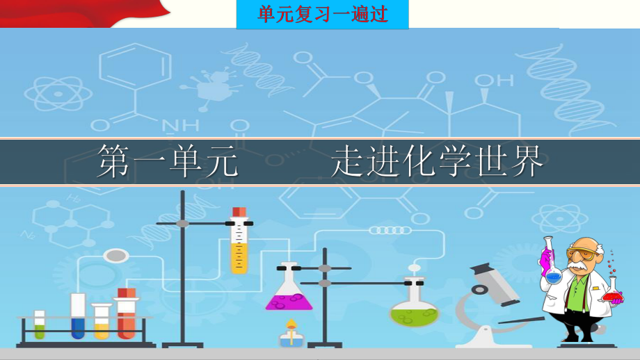 九年级化学复习课件第一单元走进化学世界上册单元一遍过人教版.pptx_第1页