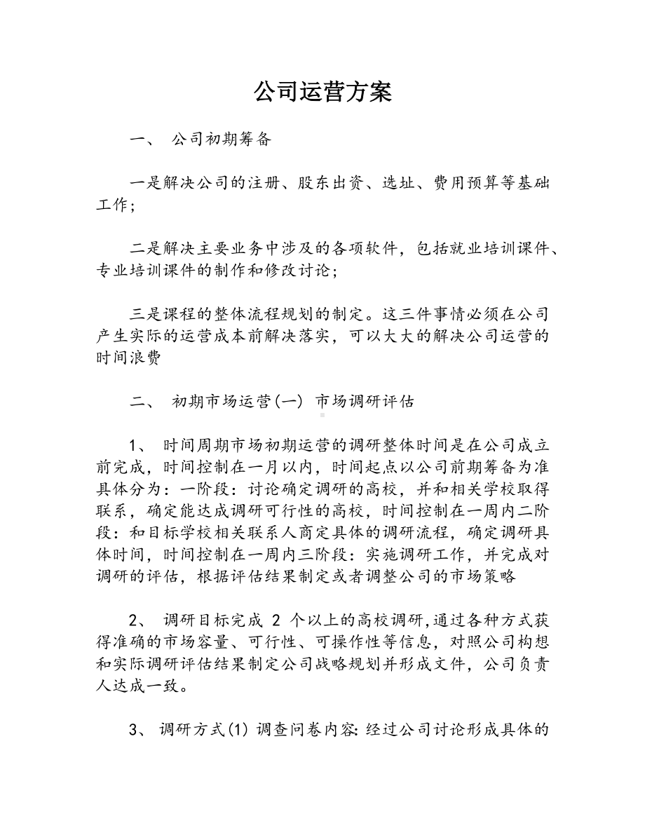 公司运营方案.docx_第1页