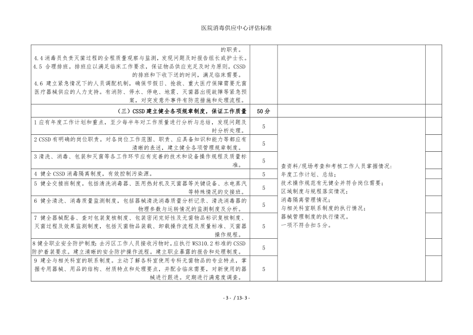 医院消毒供应中心评估标准参考模板范本.doc_第3页