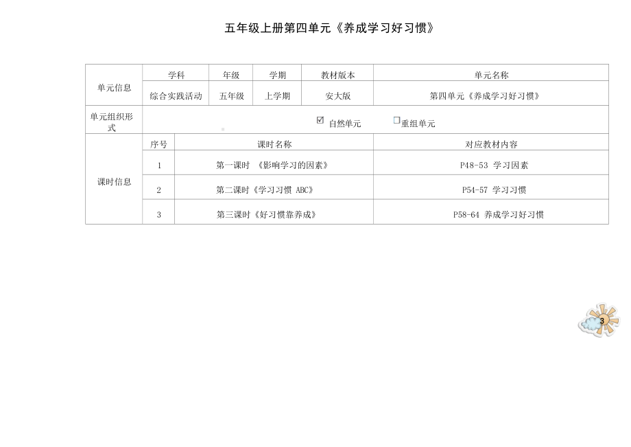 [信息技术2.0微能力]：小学五年级综合实践活动上（第四单元）学习因素-中小学作业设计大赛获奖优秀作品[模板]-《义务教育综合实践活动课程标准（2022年版）》.docx_第3页