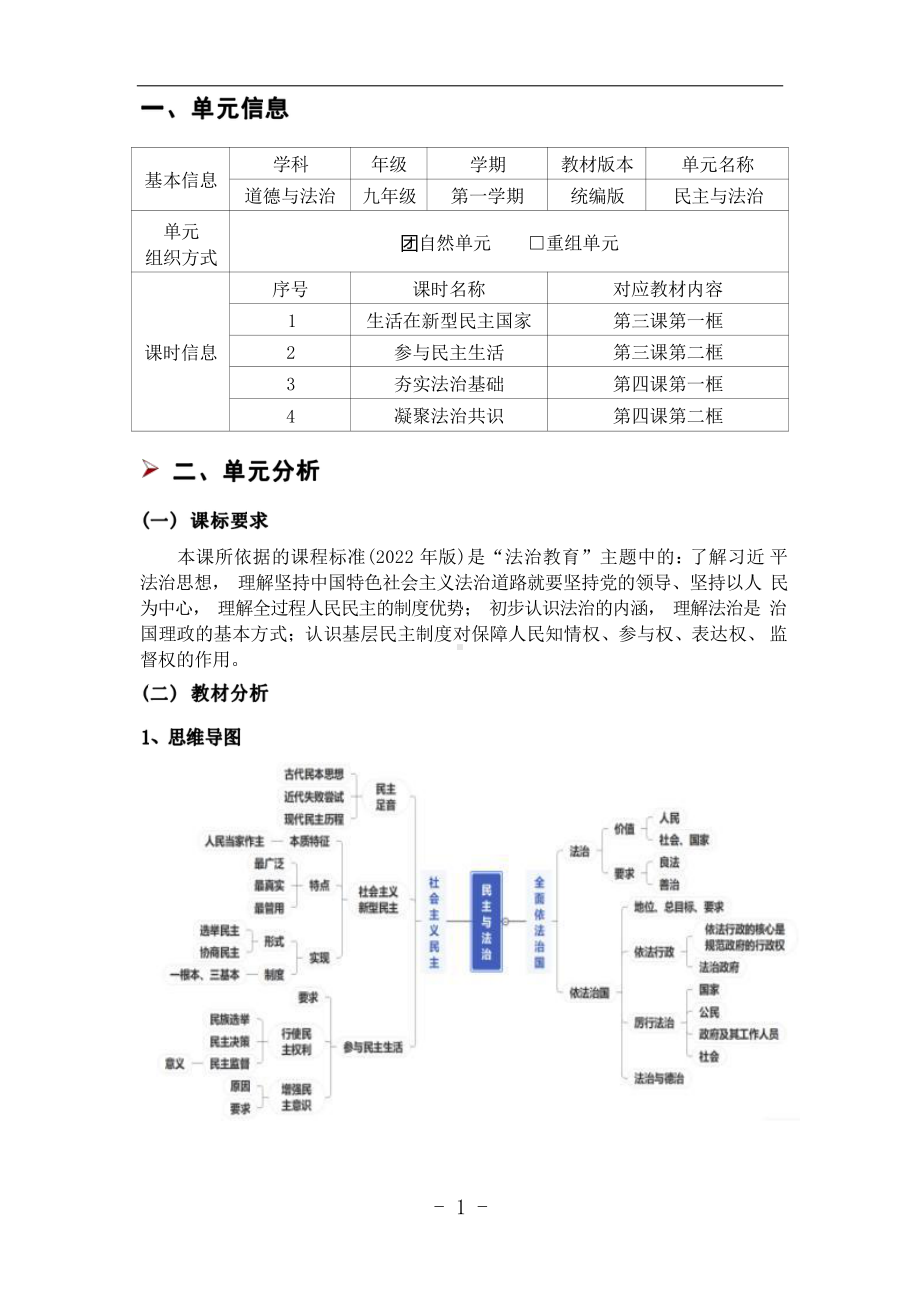 [信息技术2.0微能力]：中学九年级道德与法治上（第二单元）参与民主生活-中小学作业设计大赛获奖优秀作品-《义务教育道德与法治课程标准（2022年版）》.pdf_第2页