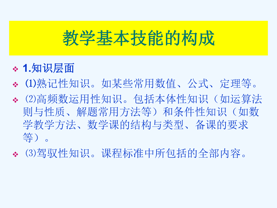 （高中青年数学教师教学技能 专业成长培训课件）中学数学基本教学技能.ppt_第2页