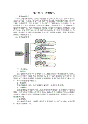 小学综合实践六年级上册第1单元《考察探究》教材分析.docx