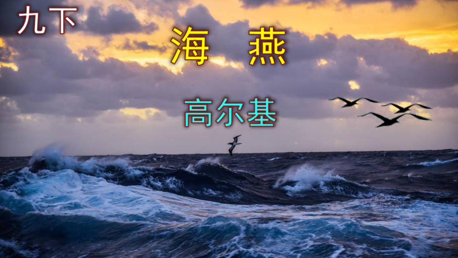 九下语文《海燕》实用课件.pptx_第1页