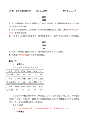 六年级上册数学教案-02选择合适的统计图（人教新课标 ）.doc