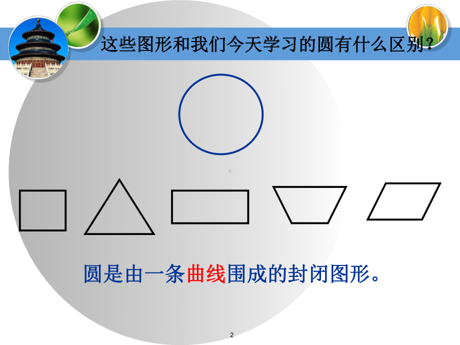 六年级上册数学课件-5.1 圆的认识｜ 北京版 ( ）(共17张PPT).PPT_第2页