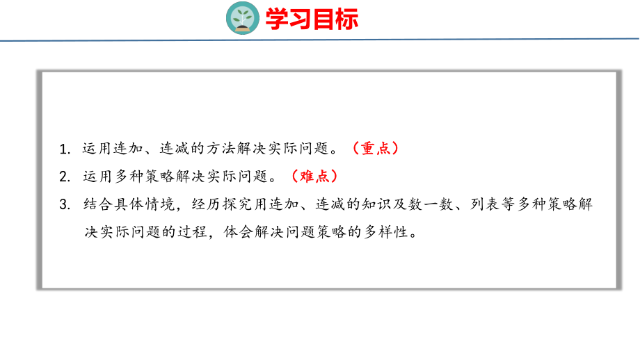 人教版（2023春）数学一年级下册6-7 100以内数的加法和减法（一）解决问题.pptx_第2页