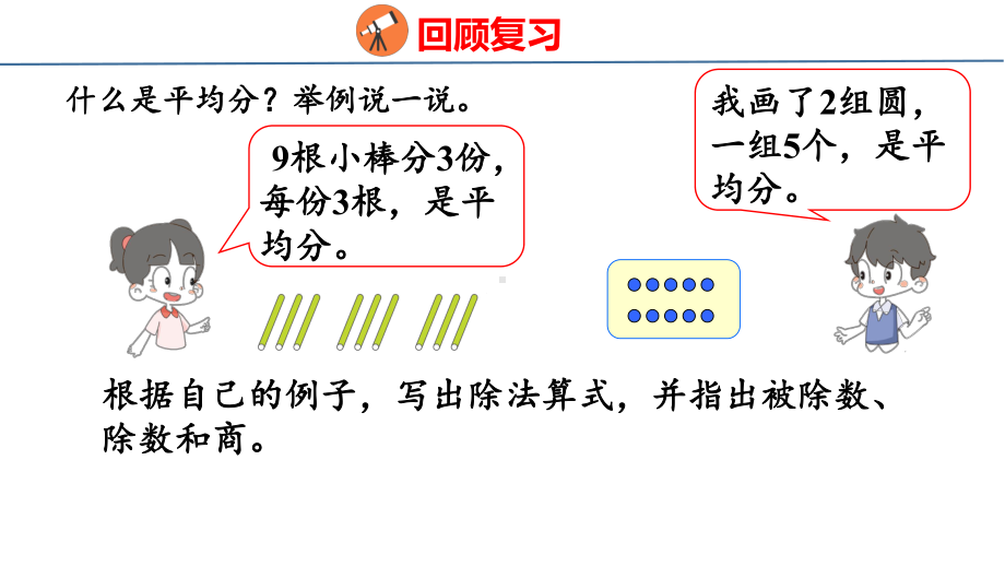 人教版（2023春）数学一年级下册2-5 表内除法（一）整理和复习.pptx_第3页