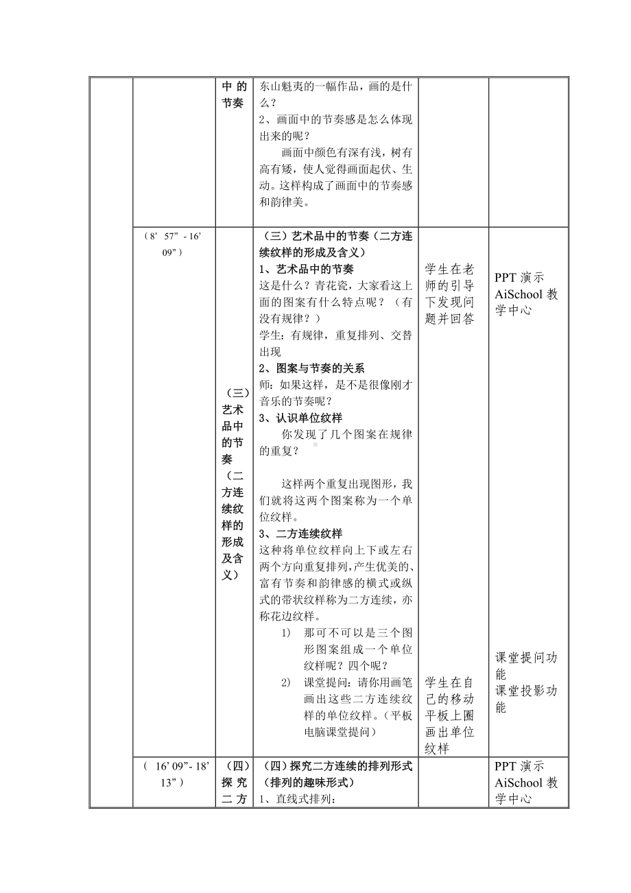 四年级上册美术教案－5节奏的美感 ｜人教新课标.docx_第3页