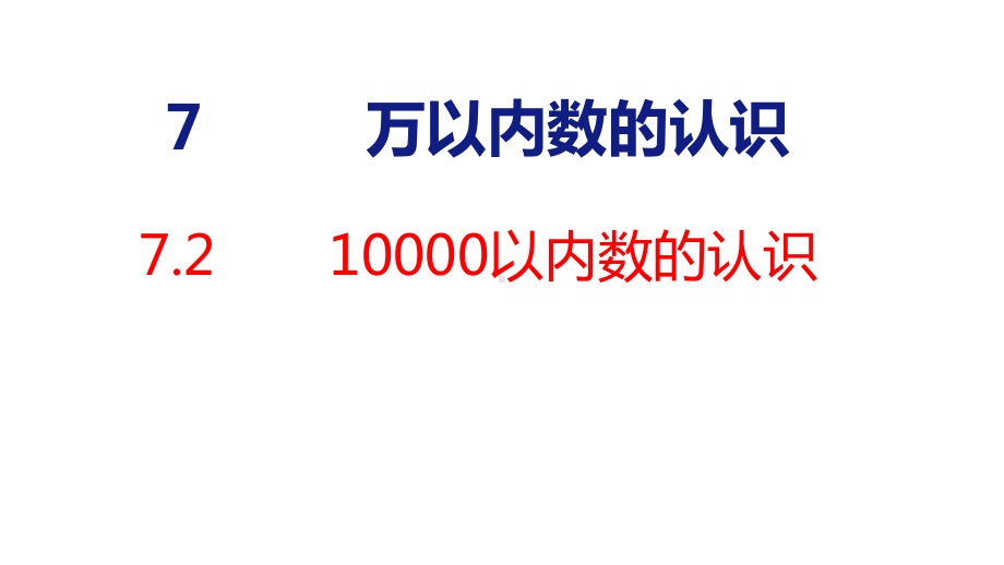 7-2 10000以内数的认识 课件 人教版数学二年级下册.pptx_第1页