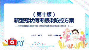 学习解读2023年新修订的《新型冠状病毒感染防控方案（第十版）》（ppt）资料.pptx