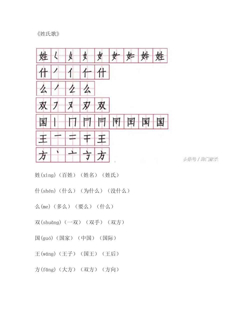 部编版一下语文笔顺、生字、拼音、组词.docx_第2页