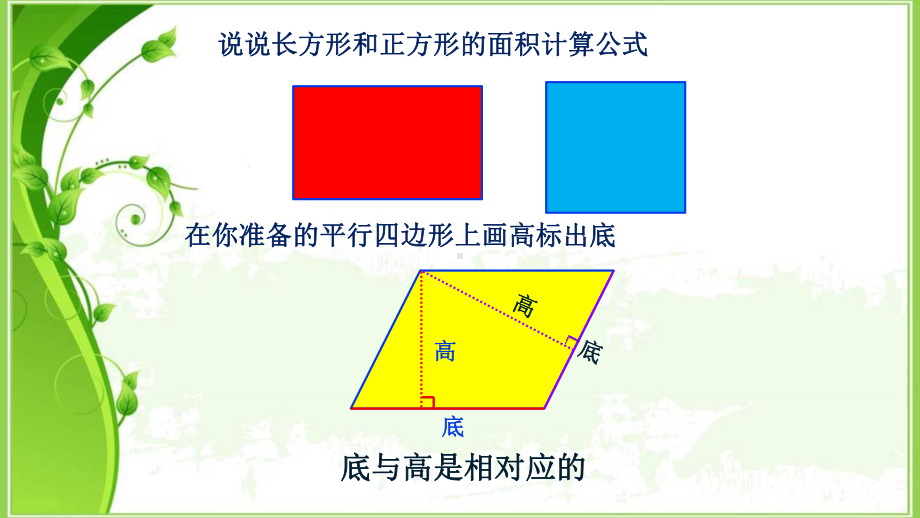 五年级上册数学课件-6.1 平行四边形的面积 -人教新课标 （共11张PPT）.pptx_第2页