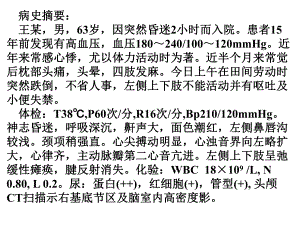 医学精品课件：7 心血管系统疾病 病例分析.ppt