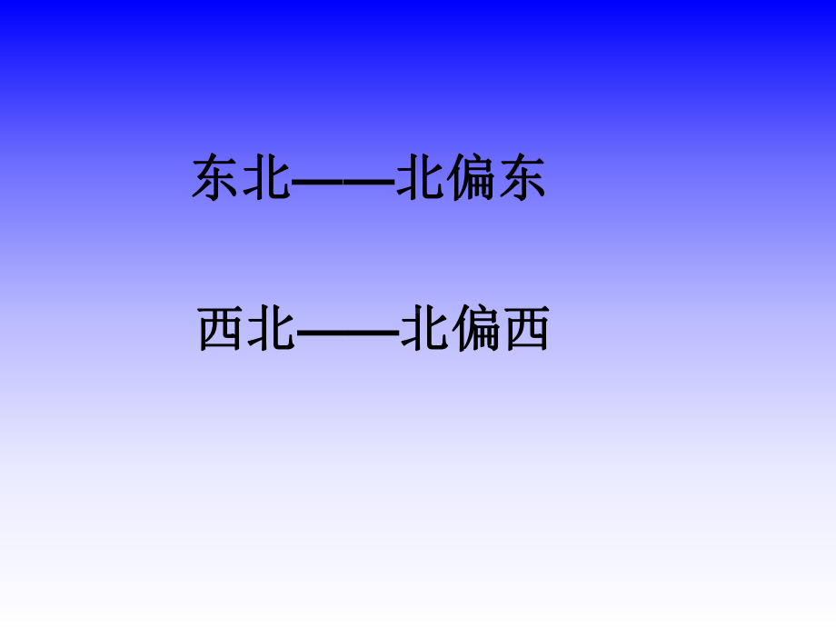 五年级上册数学课件-1.1 在平面图上用角度描述物体所在的方向 ▎冀教版(共10张PPT).ppt_第3页