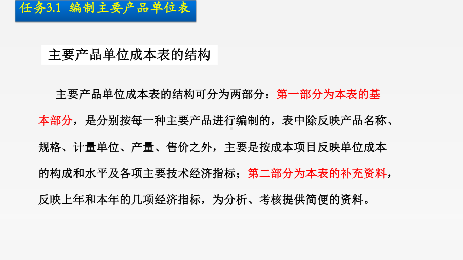 《成本会计》（第3版）课件4.3编制与分析主要产品单位成本报表.pptx_第3页