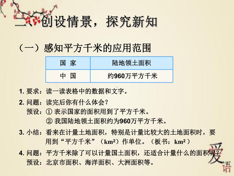 五年级上册数学课件-7.2认识平方千米 ▎冀教版 (共10张PPT).ppt_第3页