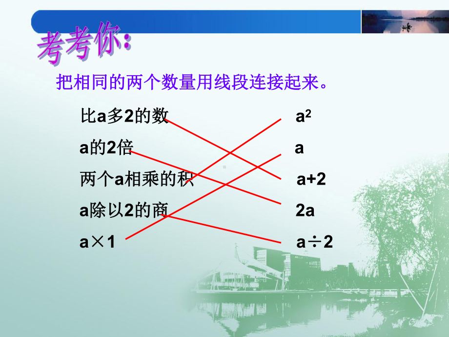 五年级上册数学课件－5.1用字母表示数 ｜人教新课标 (共10张PPT).ppt_第3页