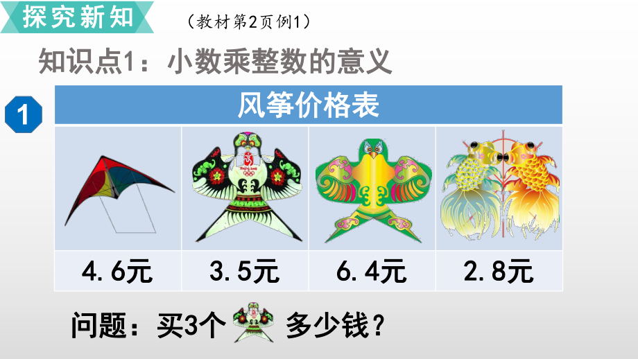 五年级上册数学课件-1小数乘法第1课时小数乘整数人教新课标(共22张PPT).ppt_第3页