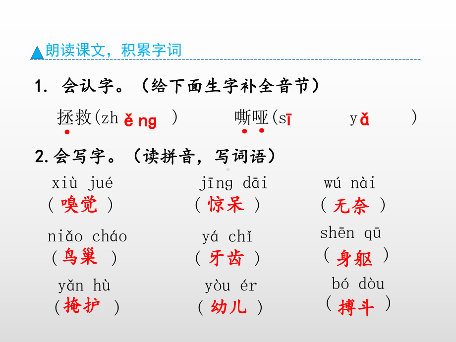 四年级上册语文课件-16 麻雀（预习）人教（部编版） (共8张PPT).ppt_第3页