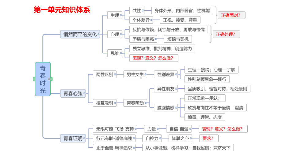 2024部编版道德与法治七年级下册 期中复习 课件.pptx_第2页