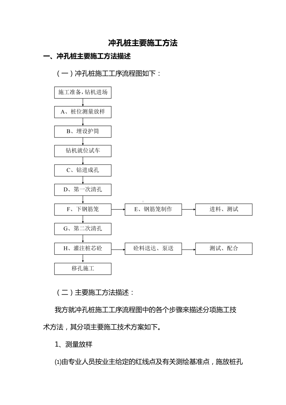 冲孔桩主要施工方法.docx_第1页