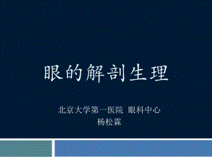 医学精品课件：01眼的解剖生理.ppt