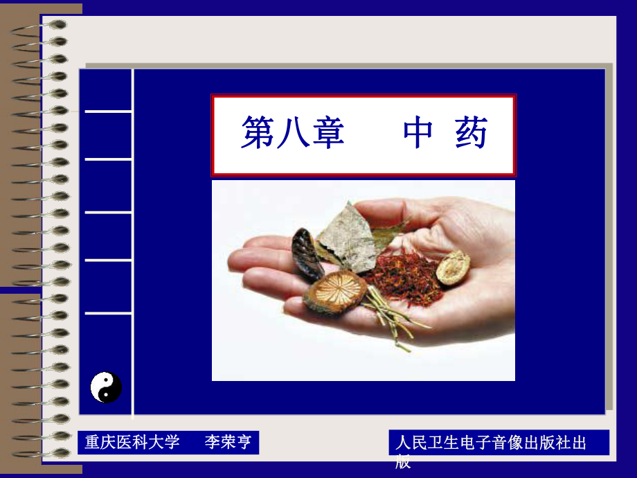 医学精品课件：08 第八章 中 药.ppt_第1页