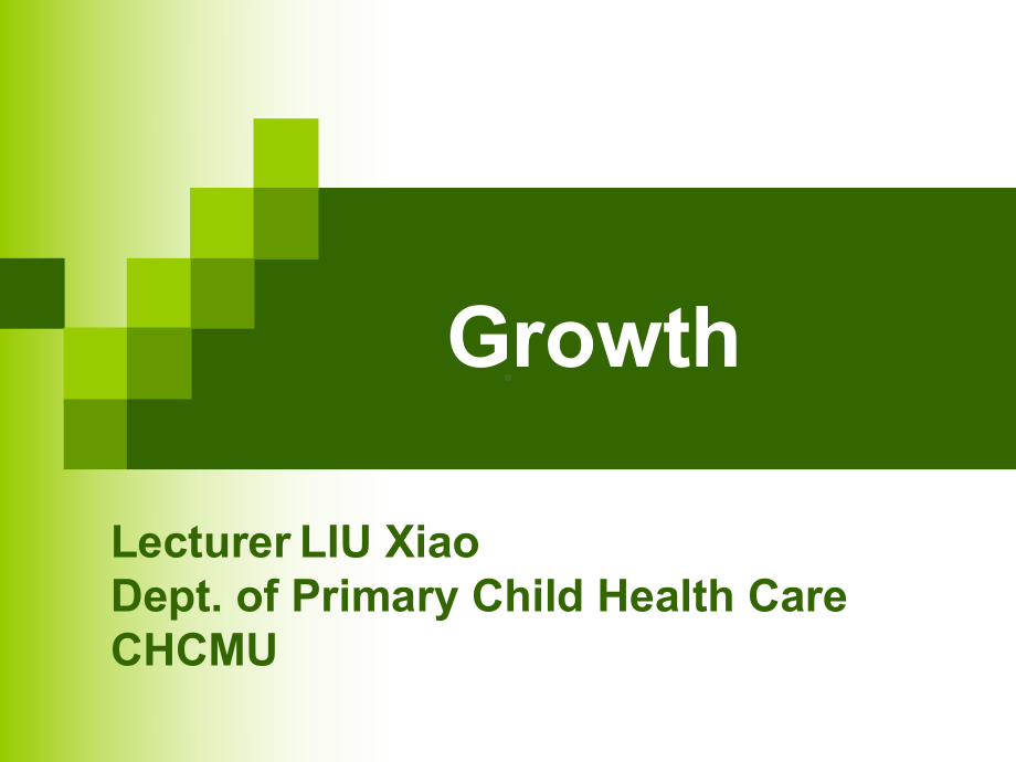 医学精品课件：02 A growth.ppt_第1页