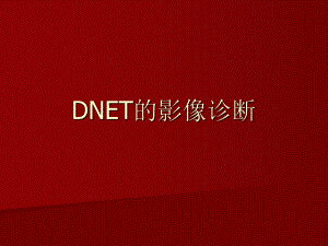 医学精品课件：DNET的影像诊断诊断.ppt