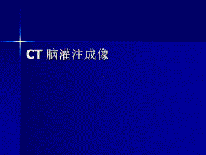 医学精品课件：CT脑灌注成像.ppt