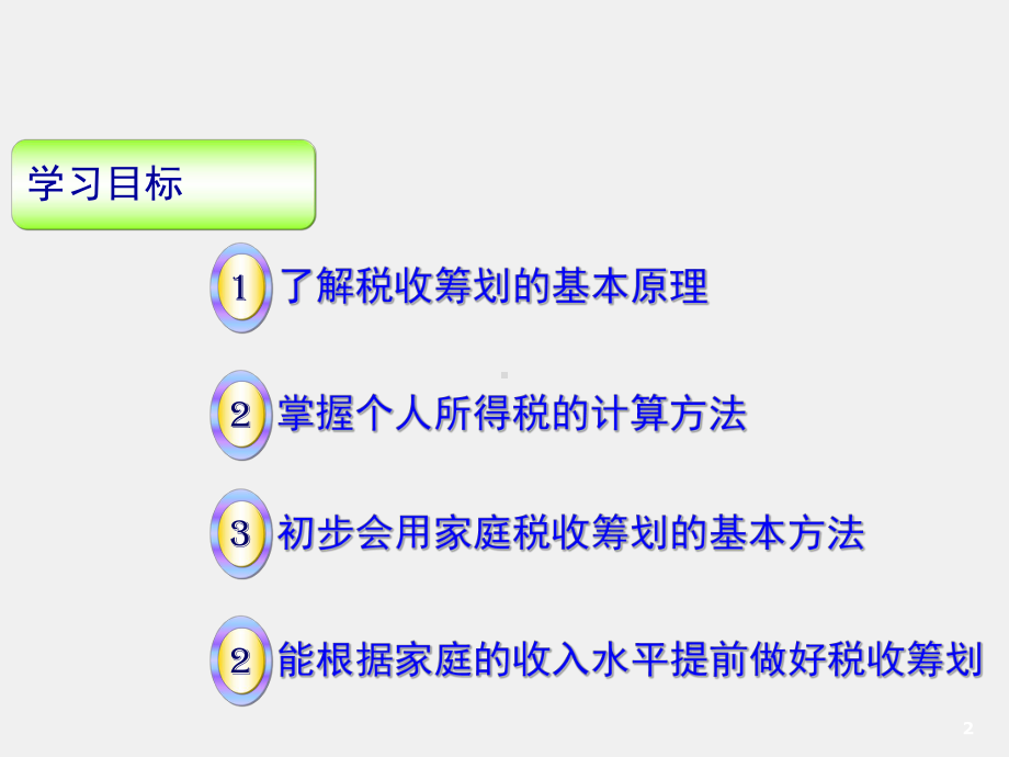 《个人理财》课件项目九 家庭税收筹划.ppt_第2页