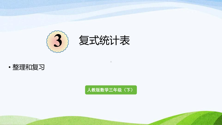 2022-2022人教版数学三年级下册《整理和复习(3)》.pptx_第1页