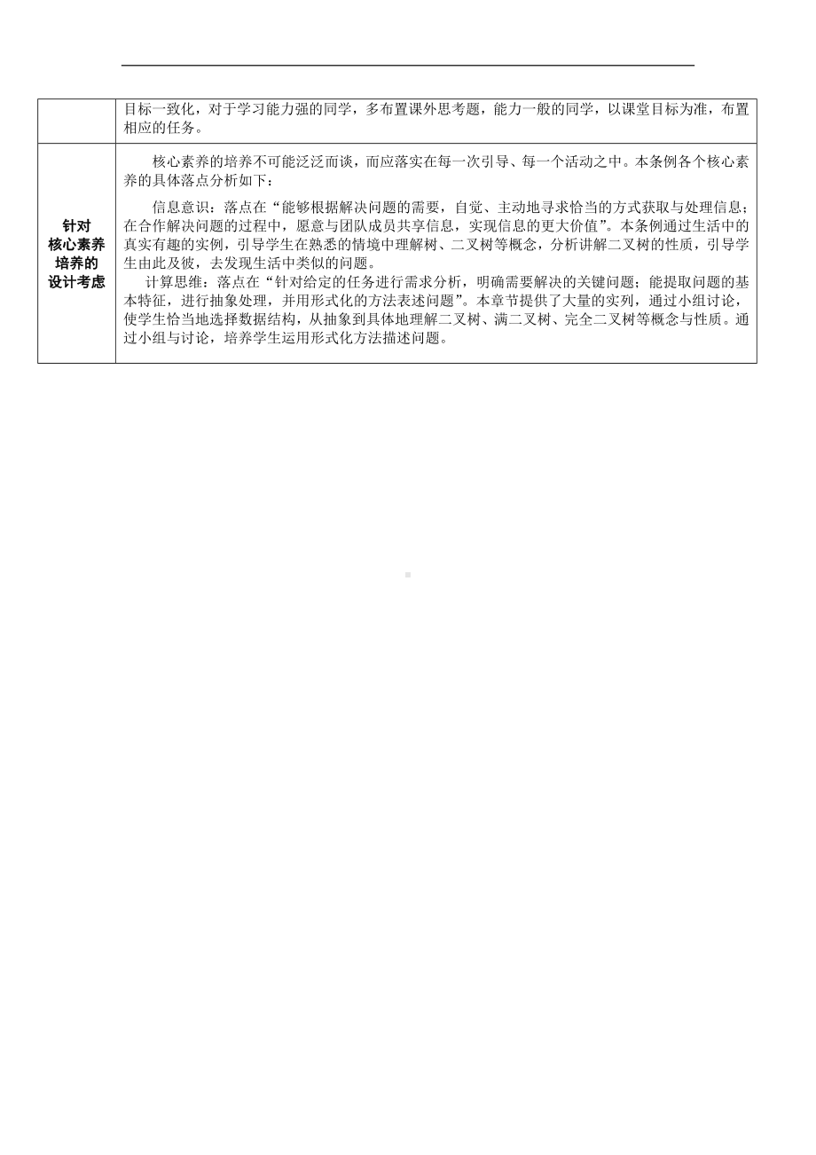 4.1 树与二叉树 教学设计（表格式）-2023新浙教版《高中信息技术》选择性必修第一册.docx_第3页