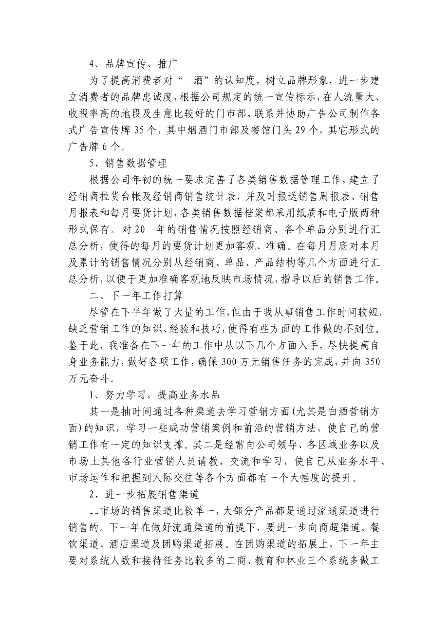 2022下半年个人工作总结述职报告标准十篇.docx_第2页