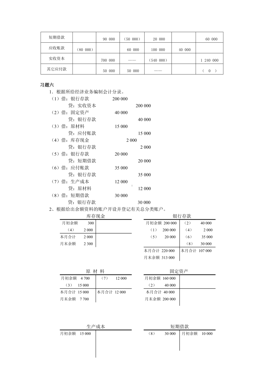 《基础会计》形成性考核作业一答案.doc_第3页