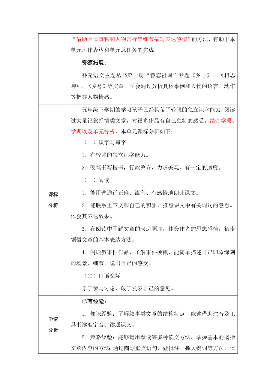 育才小学集体备课部编版五年级语文下册《梅花魂》教案（定稿）.doc_第2页