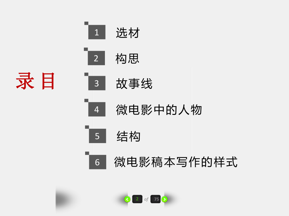 《微电影创作教程》课件第二章 .ppt_第2页