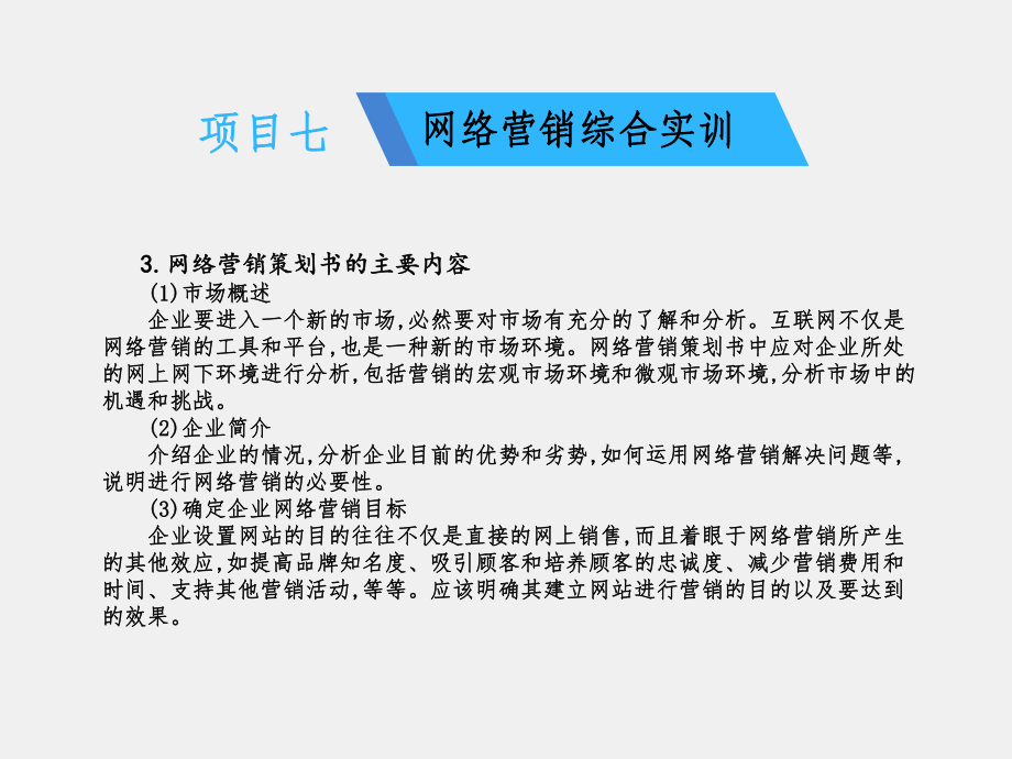 《网络营销实务》课件项目七网络营销综合实训.ppt_第3页