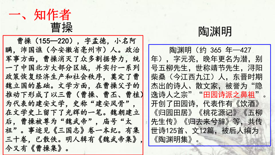 高中语文课件《短歌行》《归园田居》 群文阅读 (课件26张).pptx_第3页