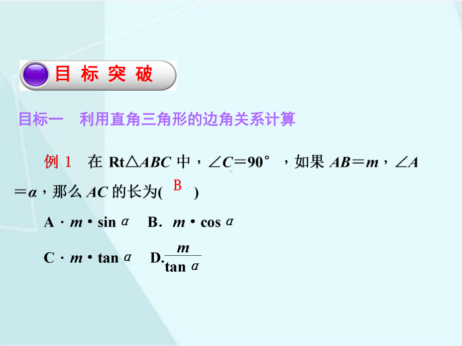 北师大版数学九年级下册1-1 锐角三角函数（2）.ppt_第3页