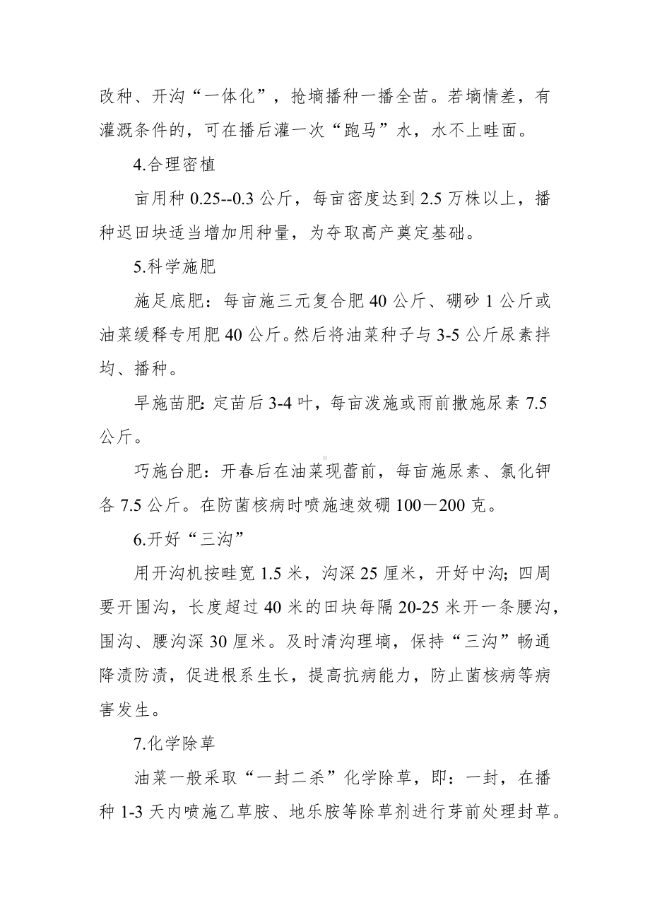 稻油轮作油菜绿色高质高效栽培技术方案.docx_第2页