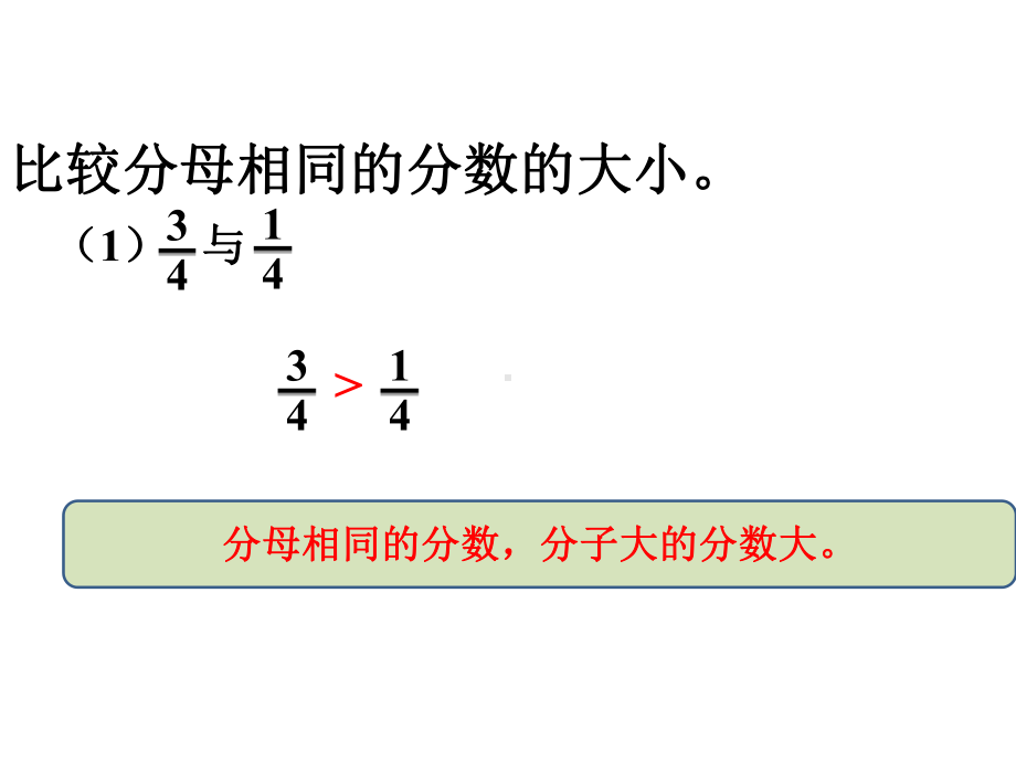 五年级上册数学课件-5.9 分数的大小 ︳北师大版 (共13张PPT).ppt_第2页