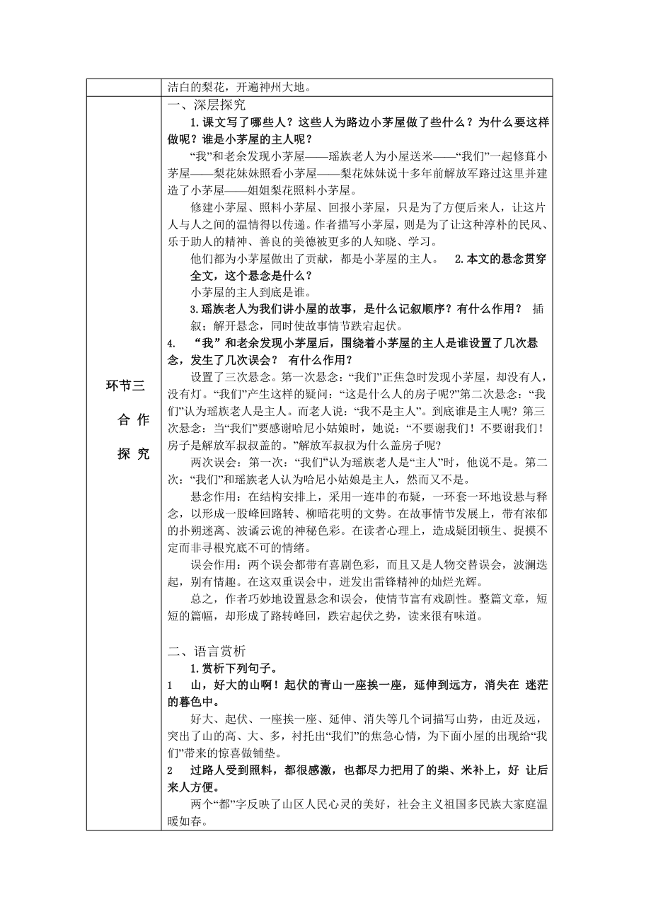 14 驿路梨花 教学方案-七年级语文下册.pptx_第3页