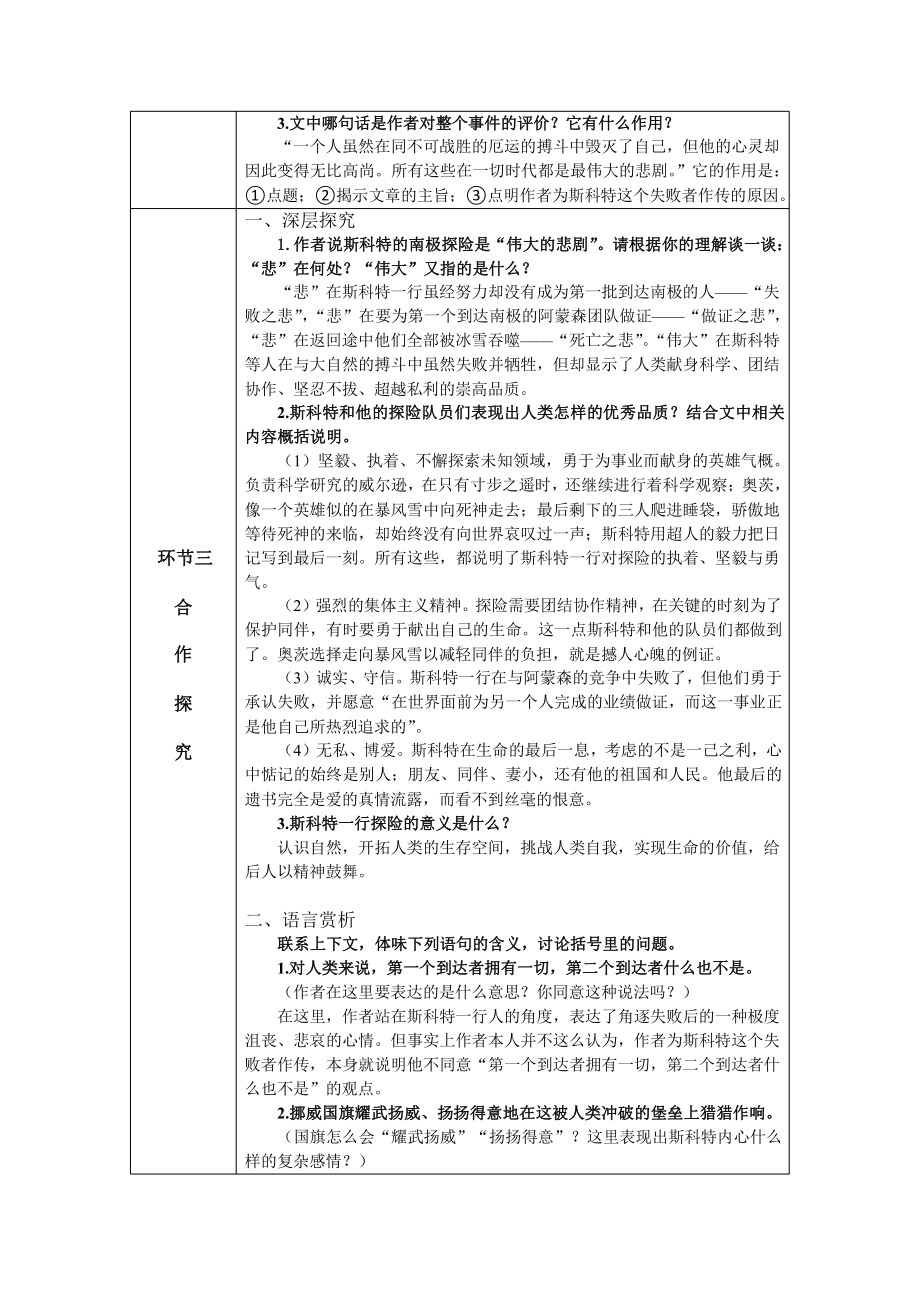 21 伟大的悲剧 教学方案-七年级语文下册.pptx_第3页