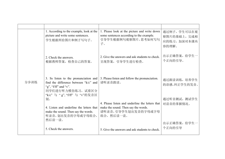 五年级上册英语教案Module 7 Unit2 This little girl can’t walk外研社（三起）.doc_第3页