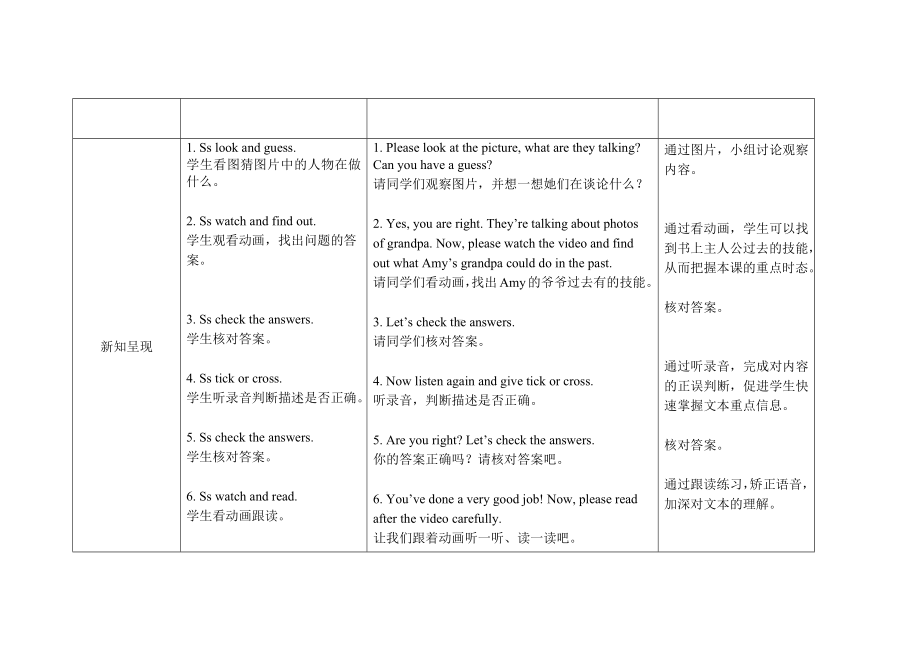 五年级上册英语教案Module 6 Unit2 He ran very fast外研社（三起）.doc_第2页