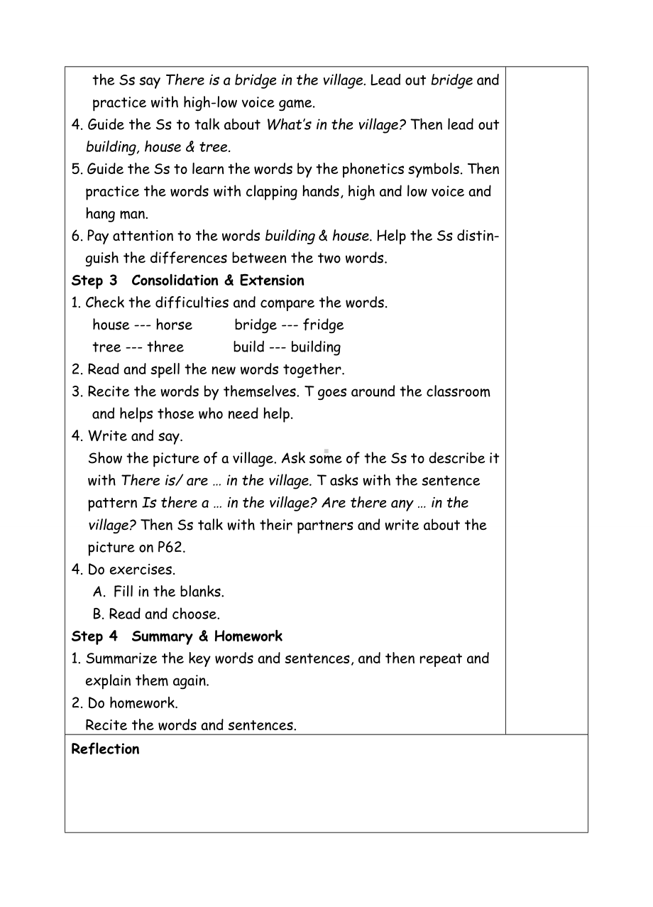 五年级上册英语教案-Unit6 In a nature park-4-人教(PEP).doc_第2页