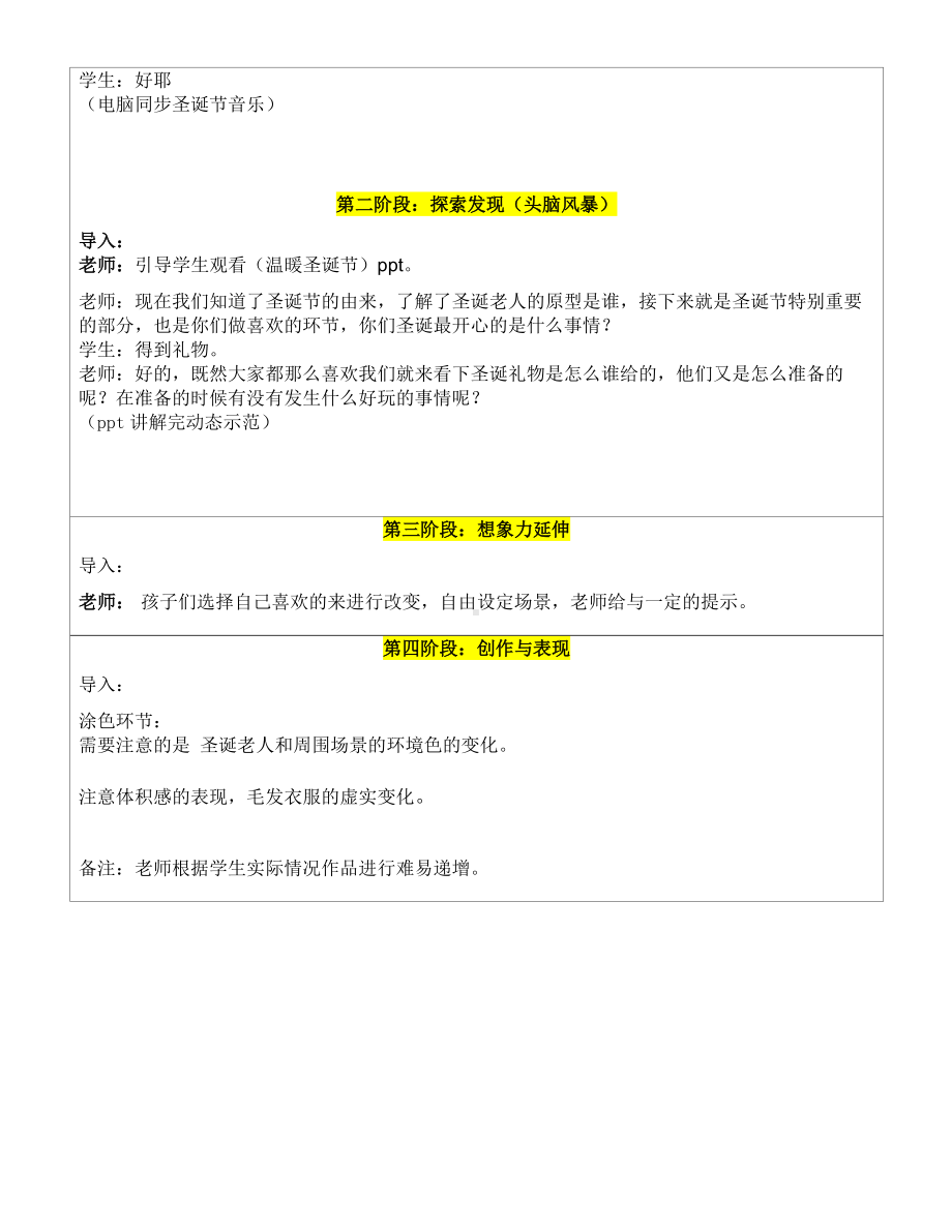 五年级上册美术课外班教案-温暖圣诞节 全国通用.doc_第2页