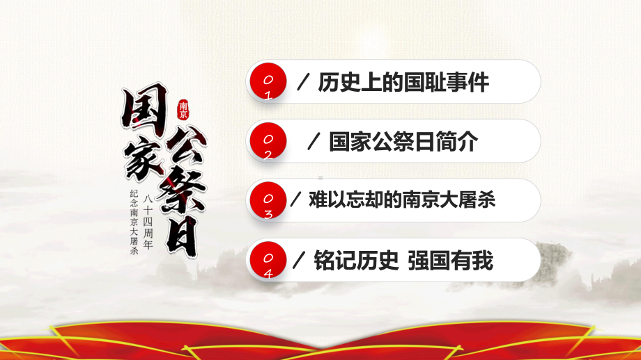 勿忘国耻吾辈自强国家公祭日主题班会专题资料.pptx_第2页